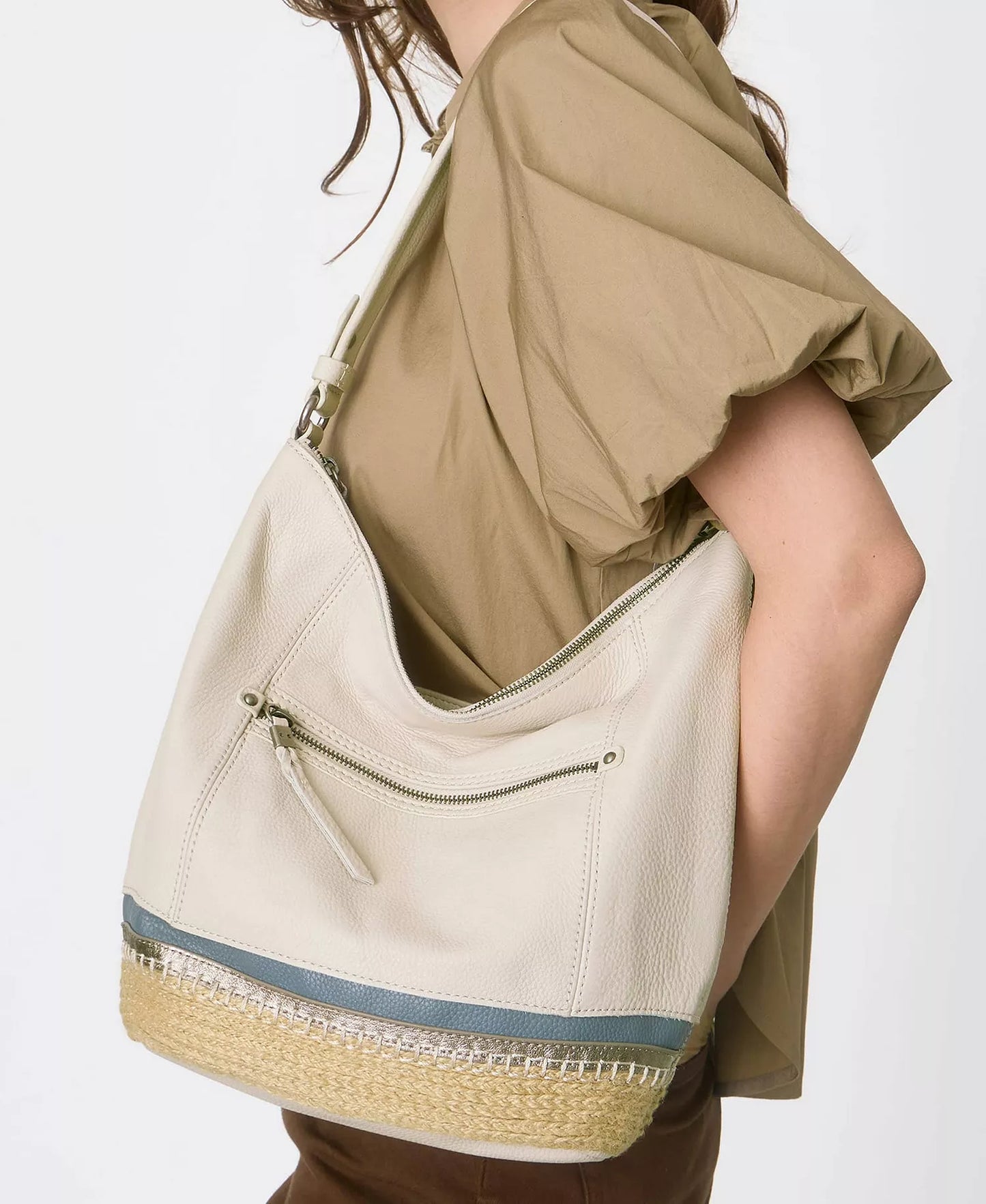 Women's Sequoia Leather Large Hobo Bag