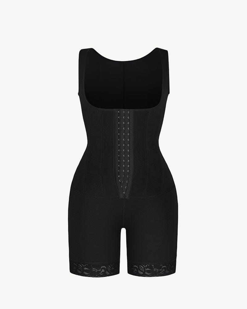 Bare Essentials™ AirSlim® Flexible Boning Open Bust Full Bodysuit