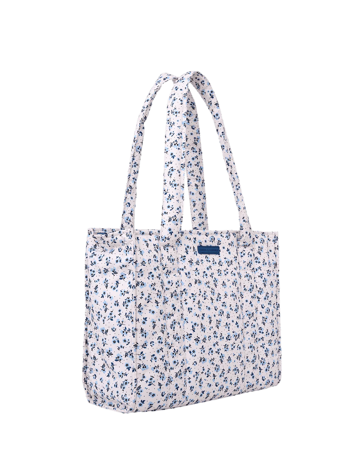 On The Go Tote Blue Floral
