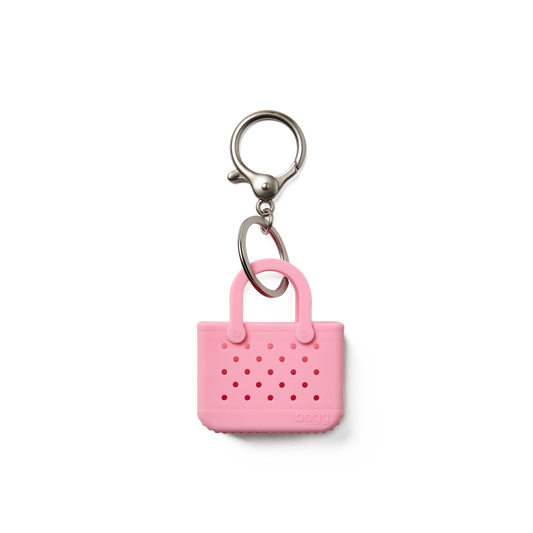 Tiny Tote Keychain - Blowing Pink Bubbles