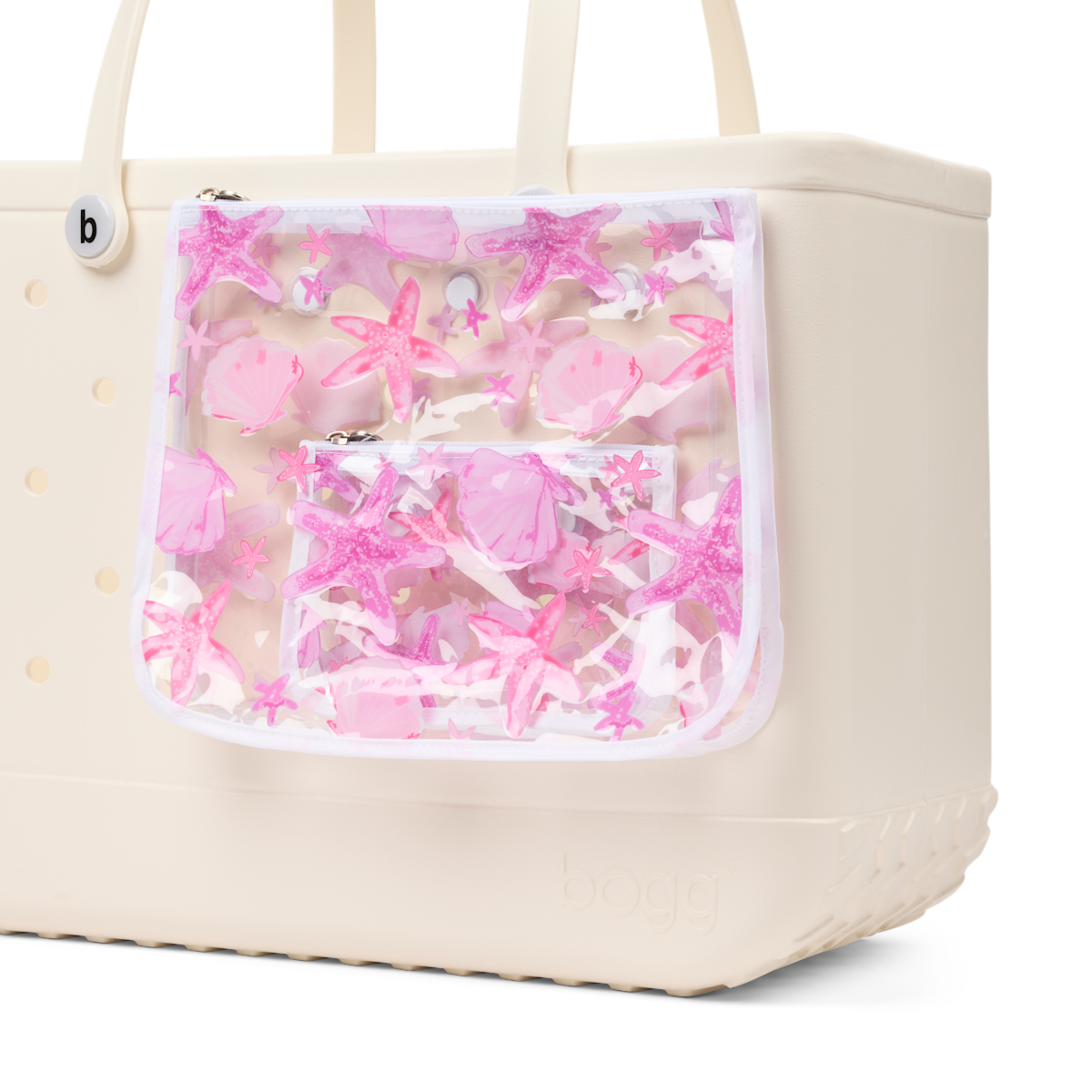 Decorative Insert - Pink Shells and Starfish