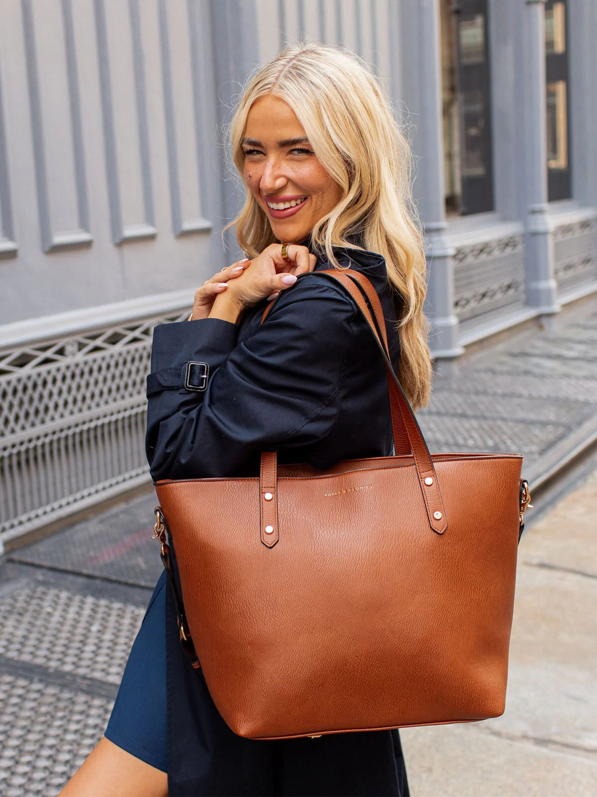 Go-Getter Tote Cognac