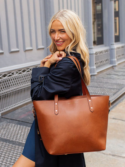 Go-Getter Tote Cognac