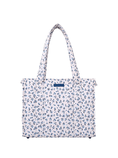 On The Go Tote Blue Floral