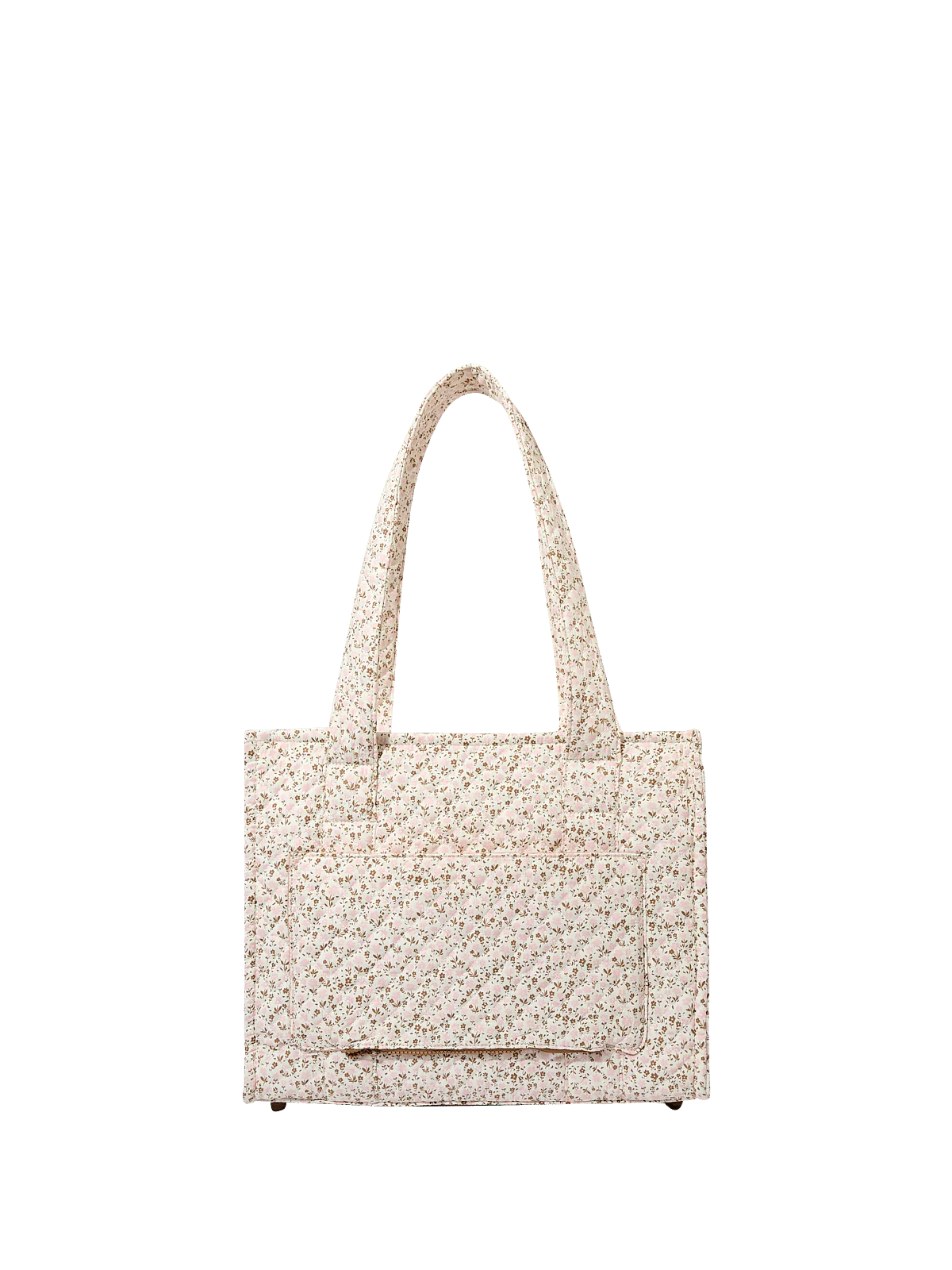 On The Go Tote Brown Floral
