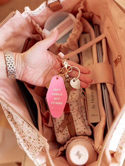 On The Go Tote Brown Floral