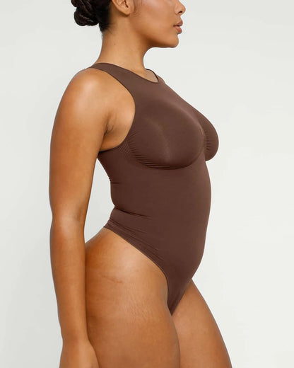 Bare Essentials™ Skin Flow™ 2.0 High Neck Thong Bodysuit