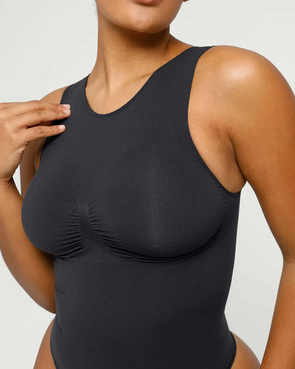 Bare Essentials™ Skin Flow™ 2.0 High Neck Thong Bodysuit