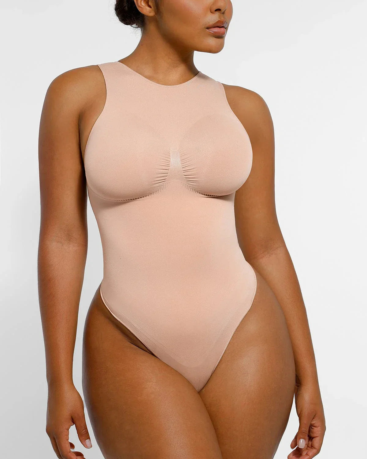 Bare Essentials™ Skin Flow™ 2.0 High Neck Thong Bodysuit