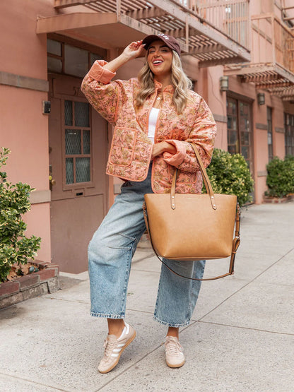 GO-GETTER TOTE camel