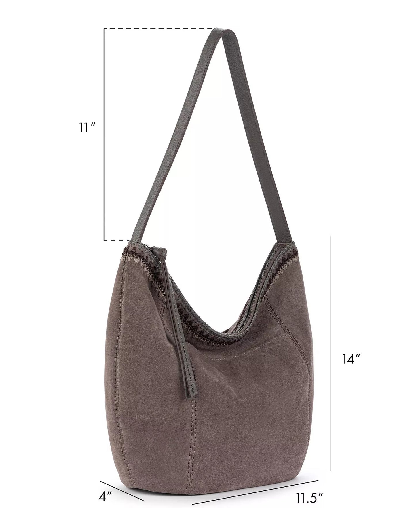 Women's Sequoia Leather Large Hobo Bag