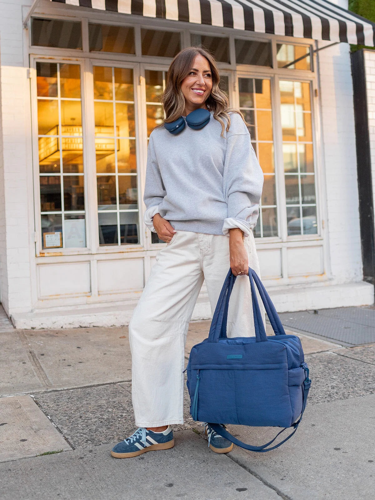 Off Duty Tote Blue