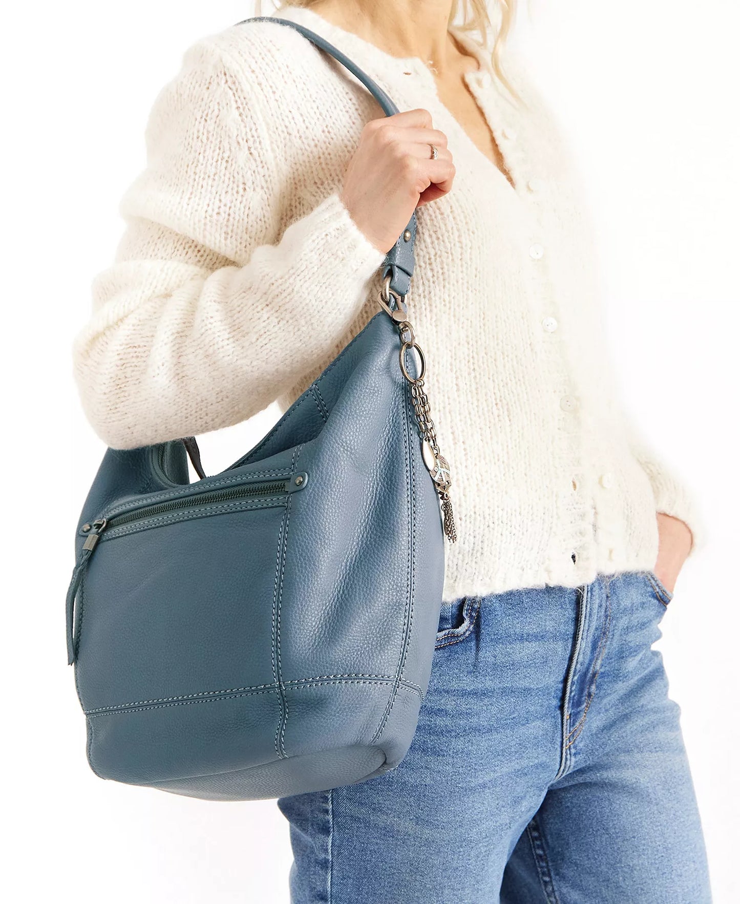 Women's Sequoia Leather Large Hobo Bag