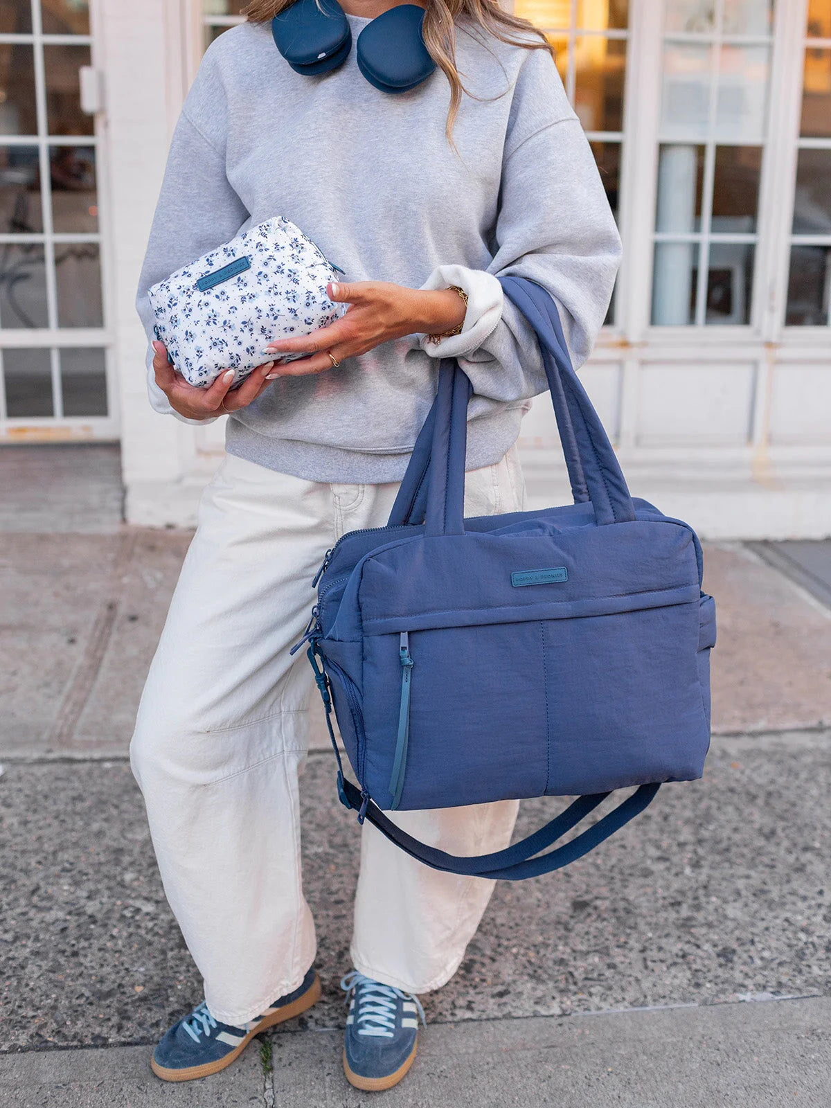 Off Duty Tote Blue
