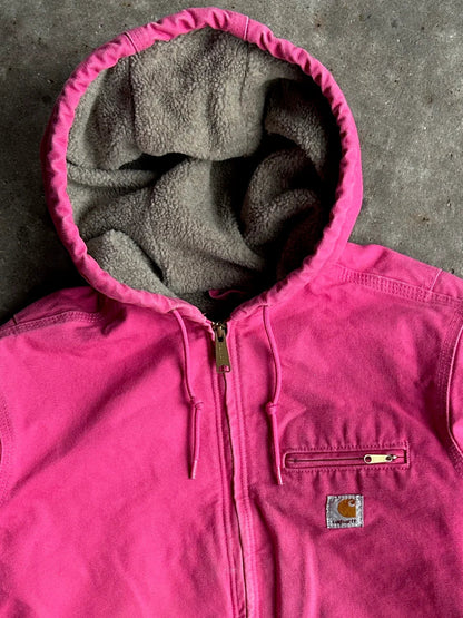 Vintage Pink Carhartt Fleece Lined Hoodie™