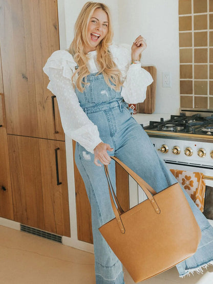 GO-GETTER TOTE camel