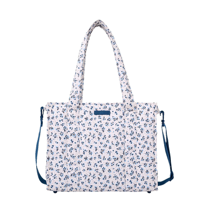 On The Go Tote Blue Floral