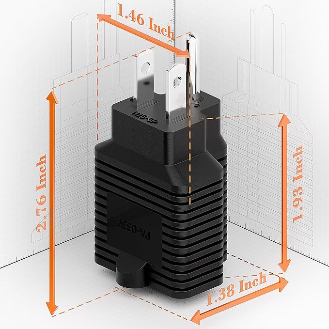 4-in-1 Universal Power Plug Adapter Converter