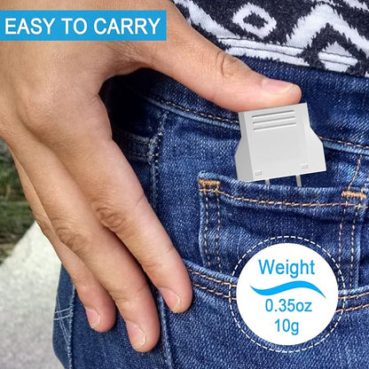 4-Pack 220V to 110V Adapter Plug Converter