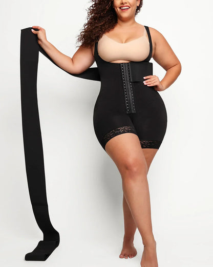 Bare Essentials™ AirSlim® 2.0 Smooth Wrap & Open Bust Bodysuit