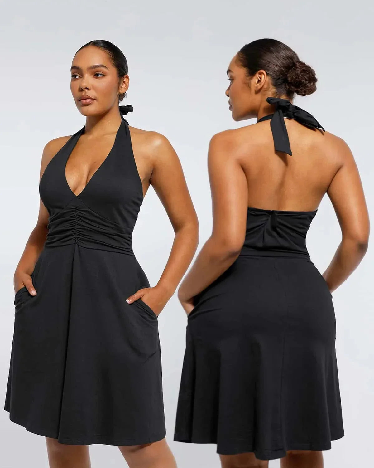 BOOT-YEAH™ MeshSmooth™ Deep Plunge Low-Back Thong Bodysuit