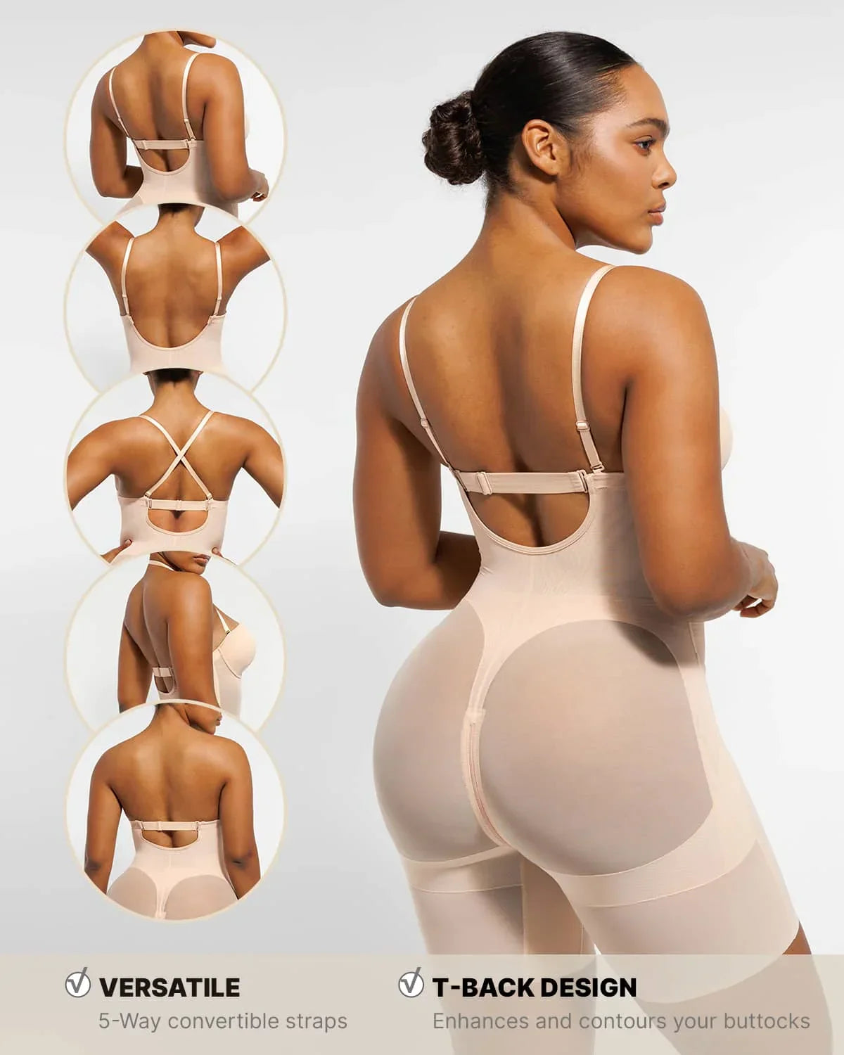 BOOT-YEAH™ MeshSmooth™ Deep Plunge Bodysuit