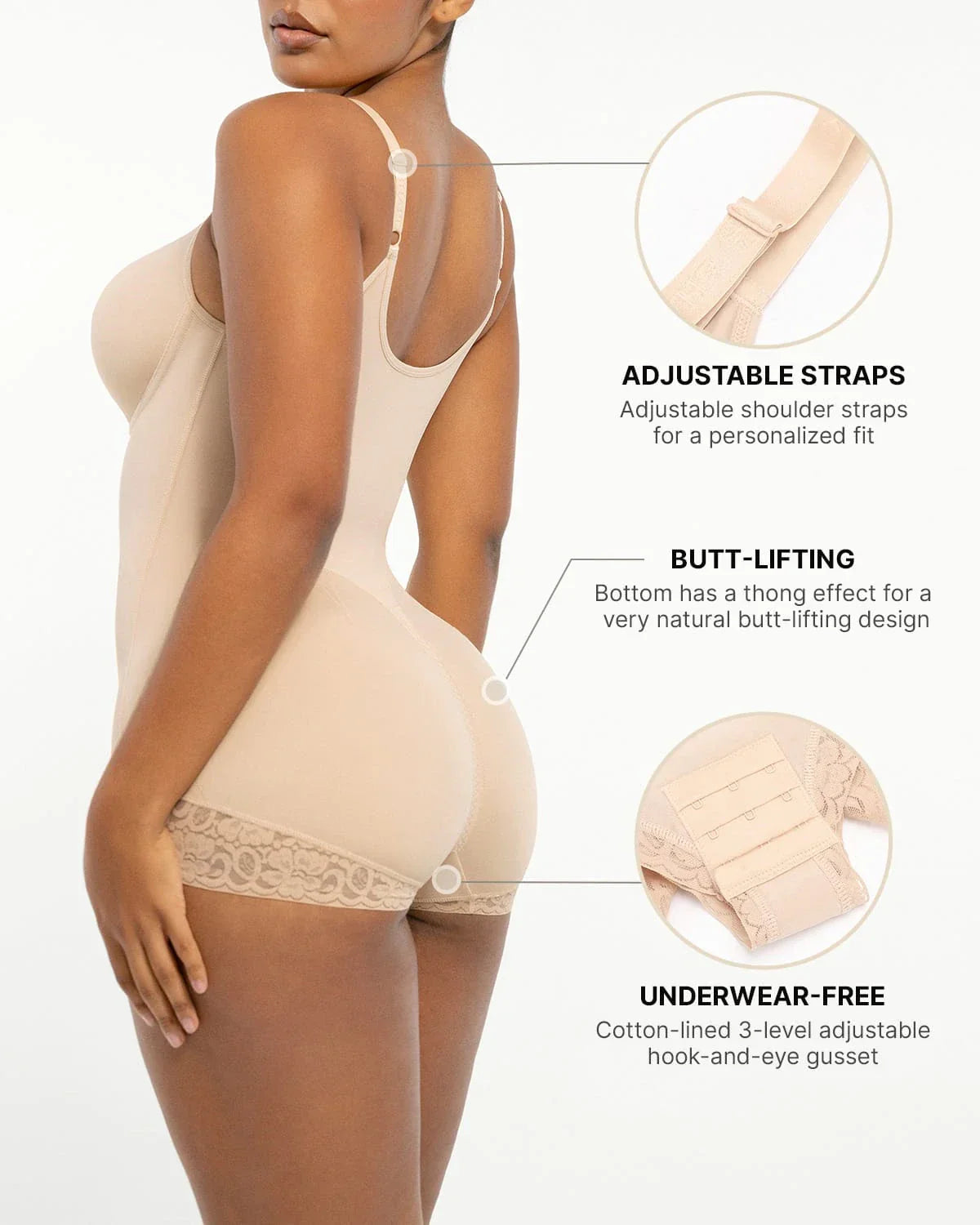 Bare Essentials™ AirSlim® Hourglass Full Body Brief Bodysuit