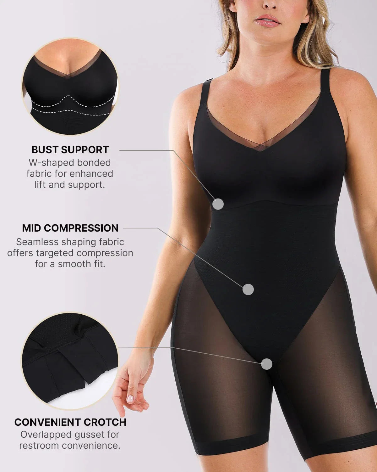 BOOT-YEAH™ MeshSmooth™ Butt-Lifting Bodysuit