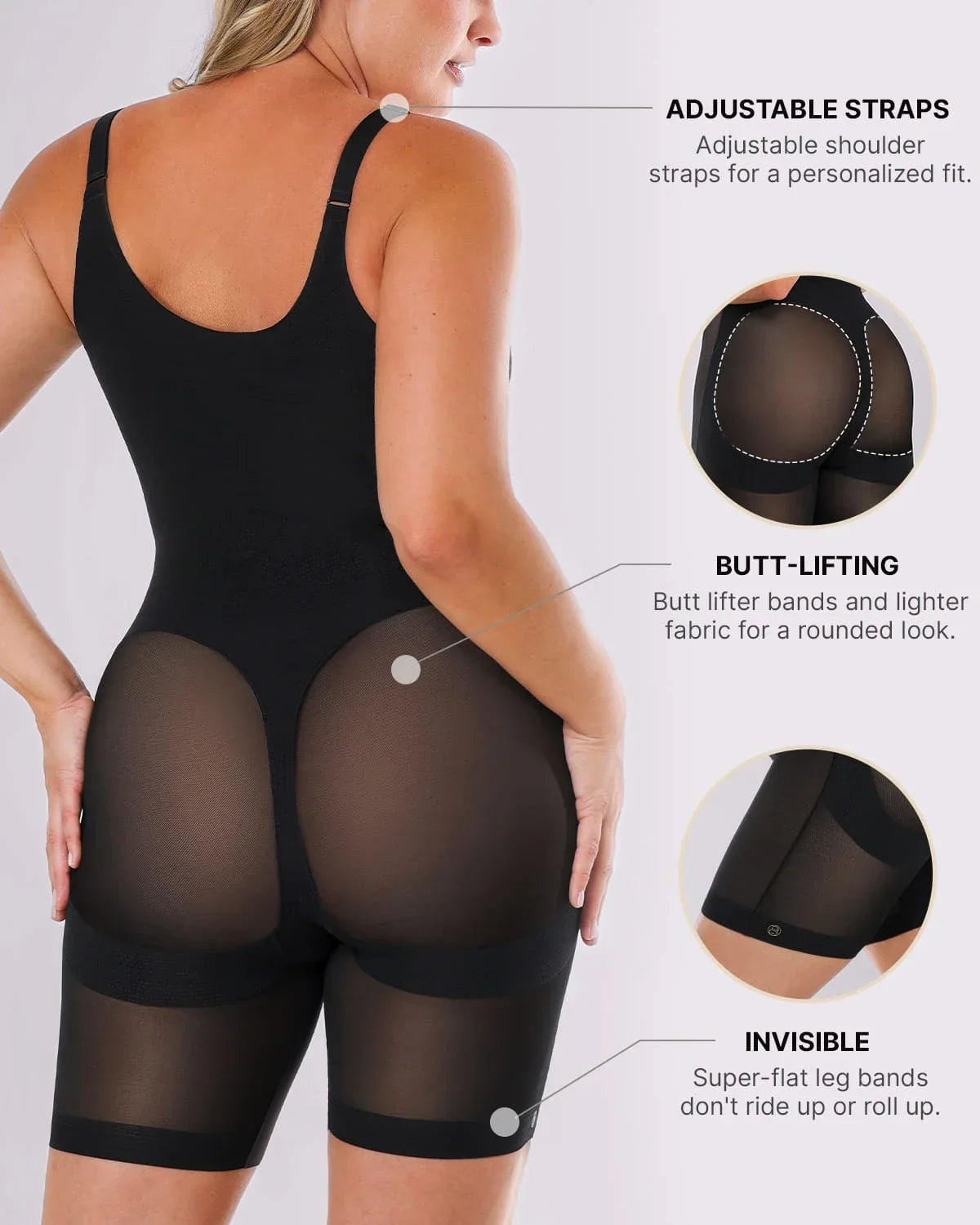 BOOT-YEAH™ MeshSmooth™ Butt-Lifting Bodysuit
