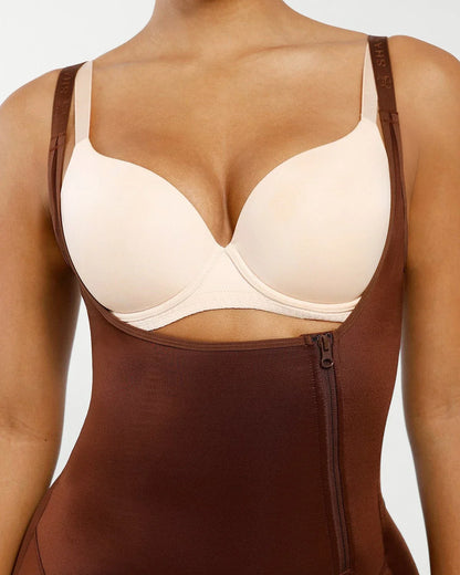 BOOT-YEAH™ SilkSculpt™ Open Bust Full Bodysuit