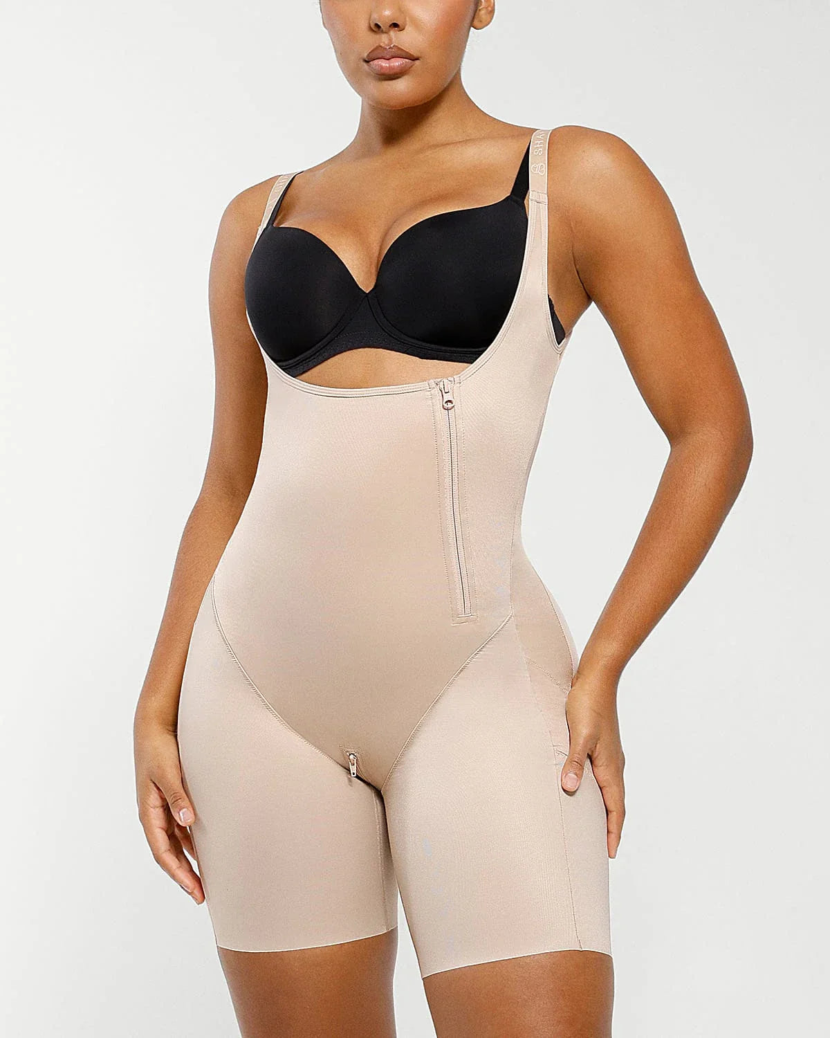 BOOT-YEAH™ SilkSculpt™ Open Bust Full Bodysuit