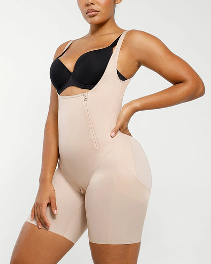 BOOT-YEAH™ SilkSculpt™ Open Bust Full Bodysuit