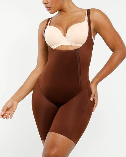 BOOT-YEAH™ SilkSculpt™ Open Bust Full Bodysuit