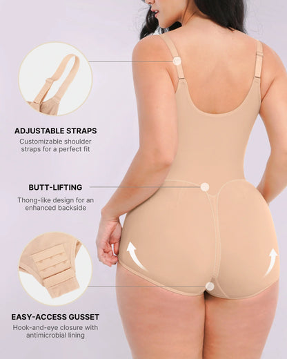 BOOT-YEAH™ AirSlim®  Built-in Tummy Control Cincher Brief Bodysuit