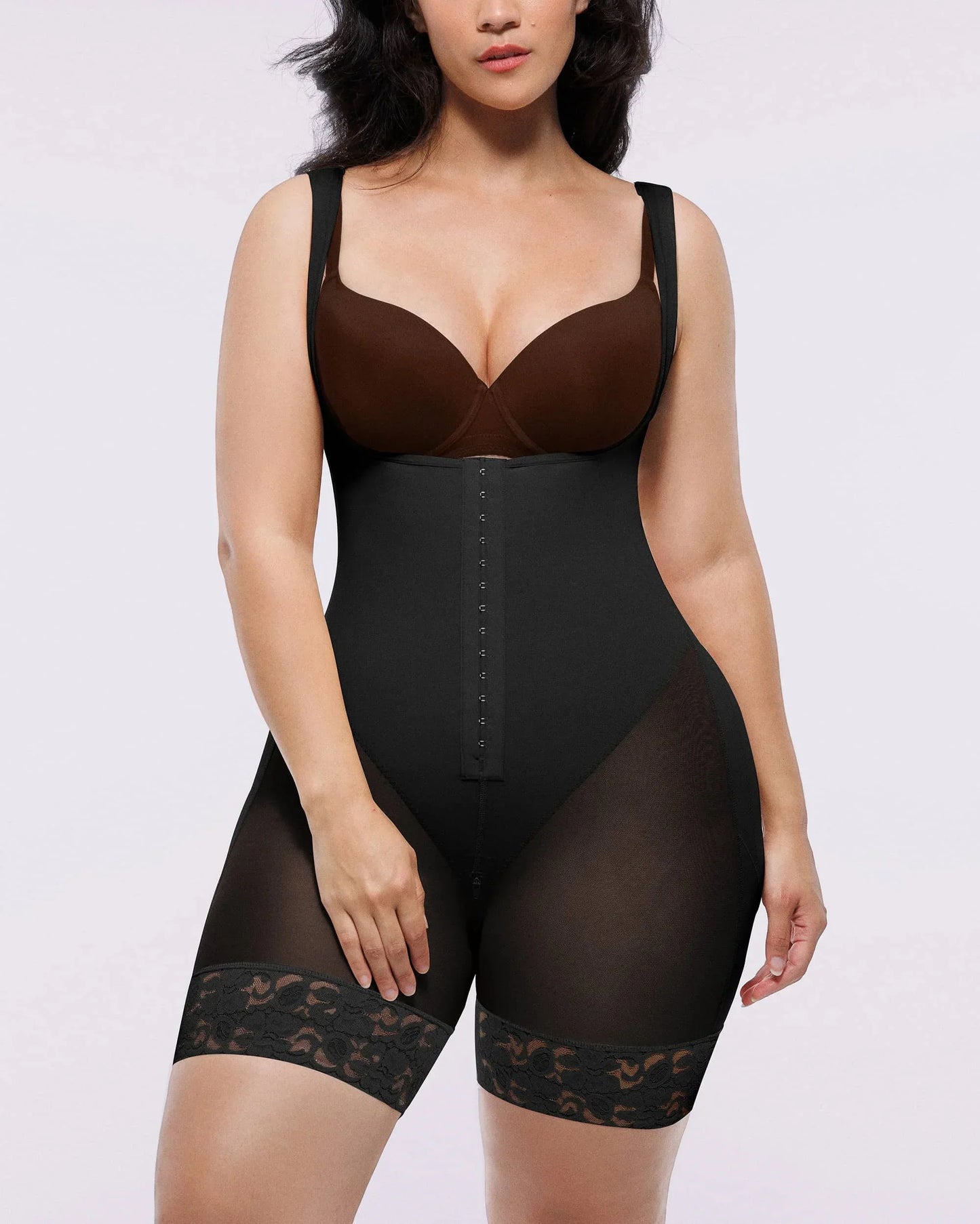 BOOT-YEAH™ AirSlim® Extreme Compression Open Bust Bodysuit