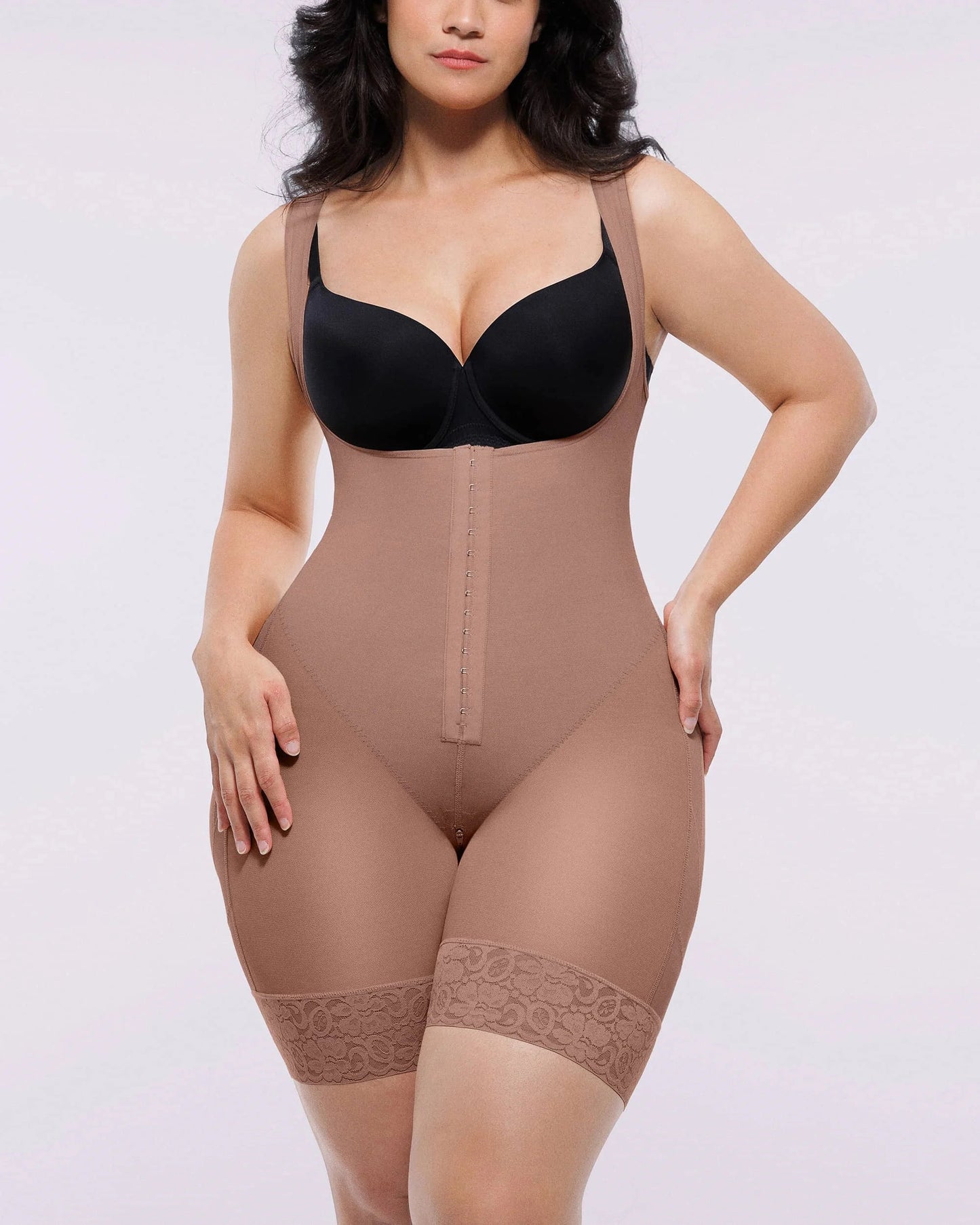 BOOT-YEAH™ AirSlim® Extreme Compression Open Bust Bodysuit