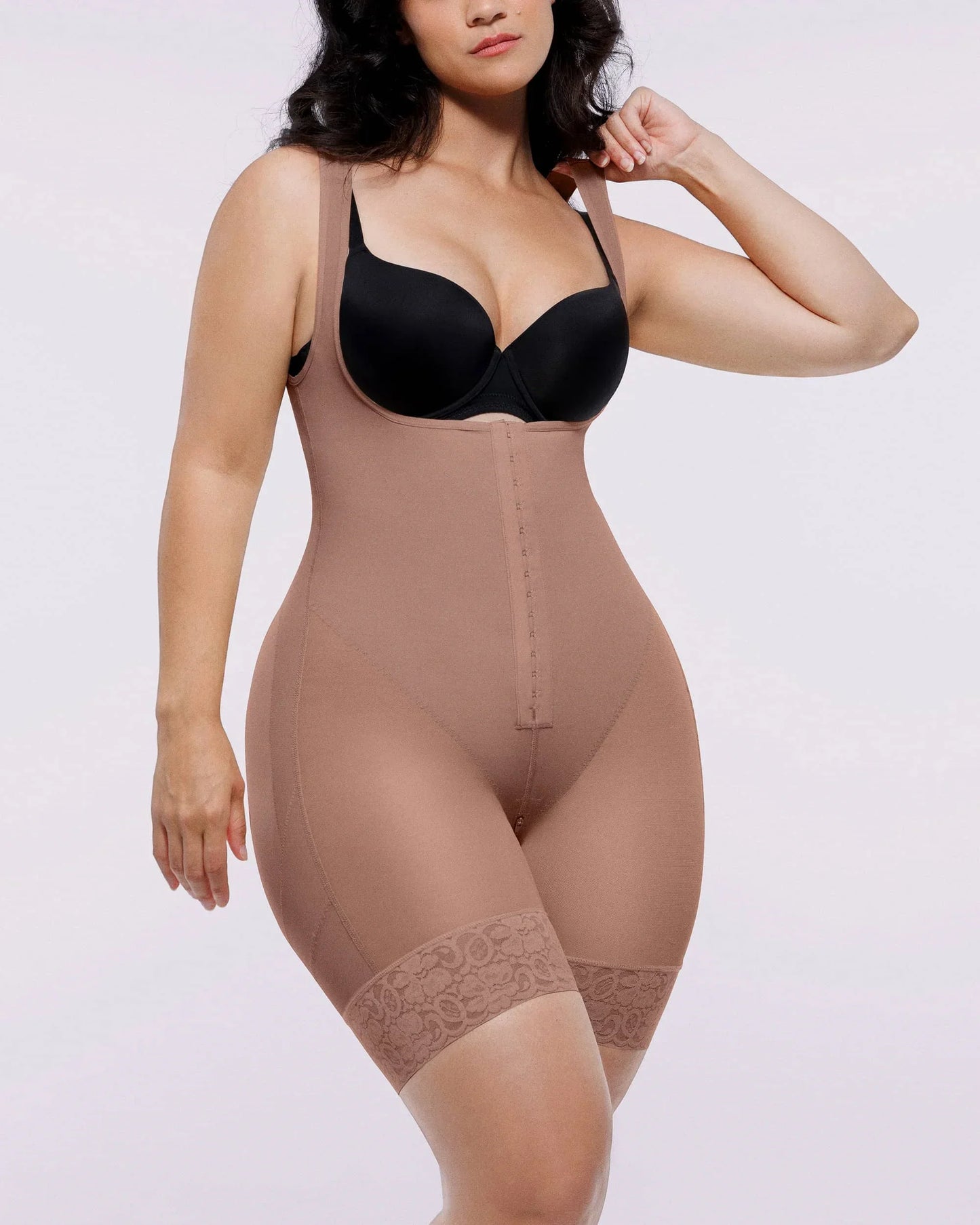 BOOT-YEAH™ AirSlim® Extreme Compression Open Bust Bodysuit