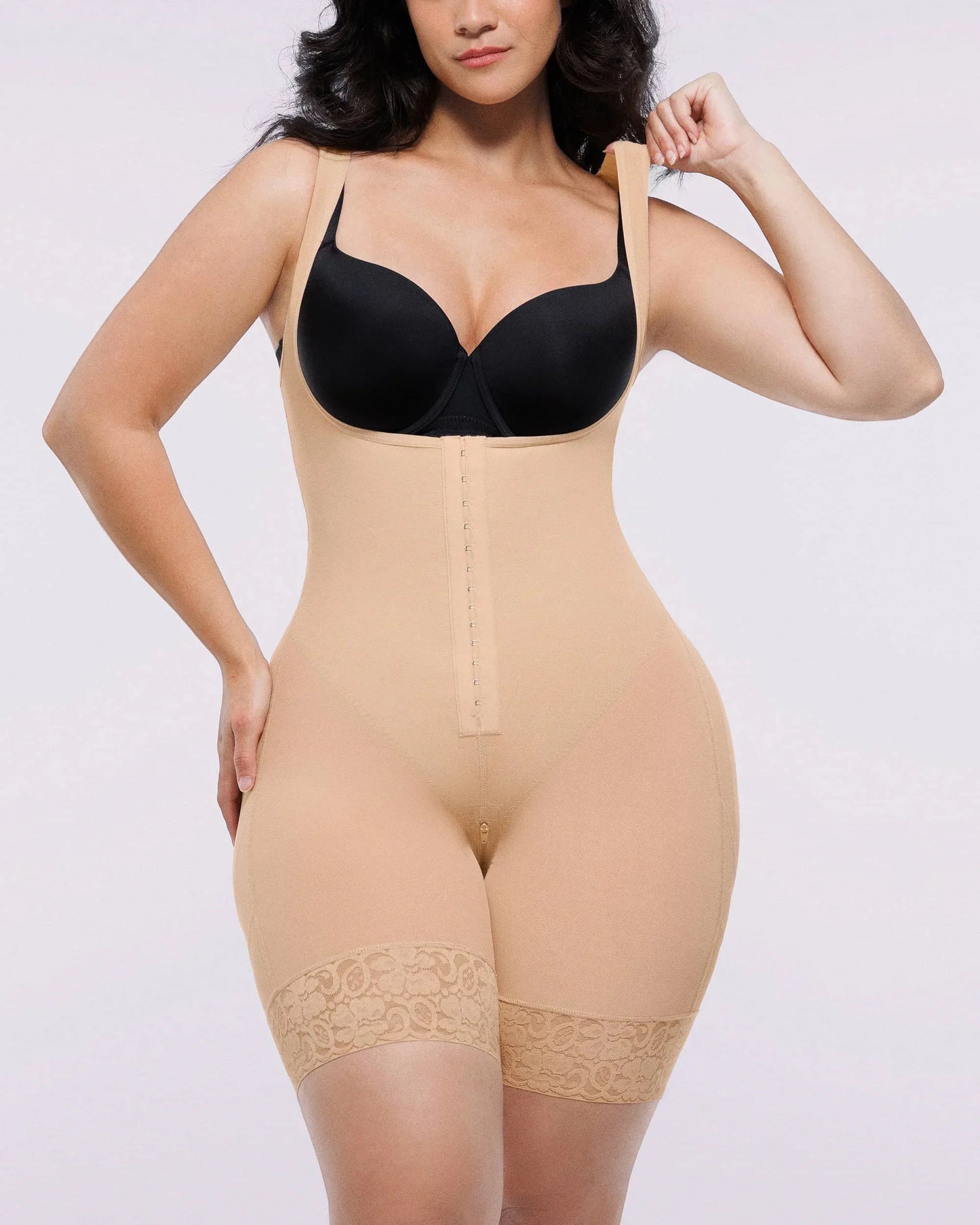 BOOT-YEAH™ AirSlim® Extreme Compression Open Bust Bodysuit