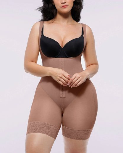 BOOT-YEAH™ AirSlim® Extreme Compression Open Bust Bodysuit
