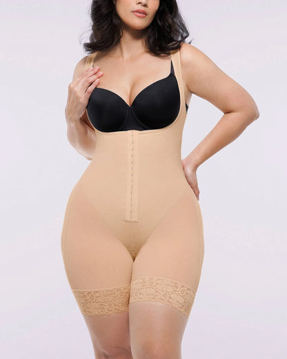 BOOT-YEAH™ AirSlim® Extreme Compression Open Bust Bodysuit