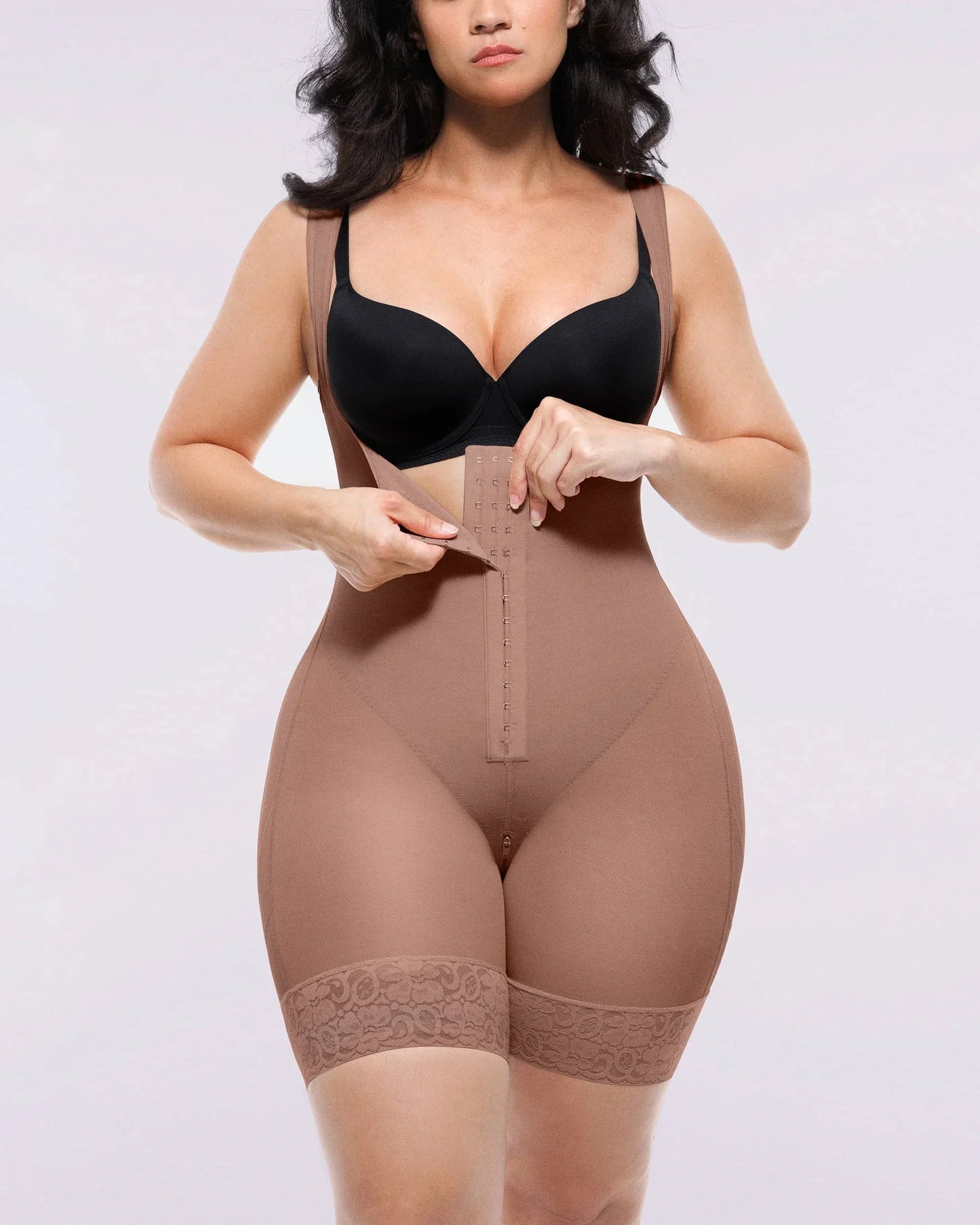 BOOT-YEAH™ AirSlim® Extreme Compression Open Bust Bodysuit