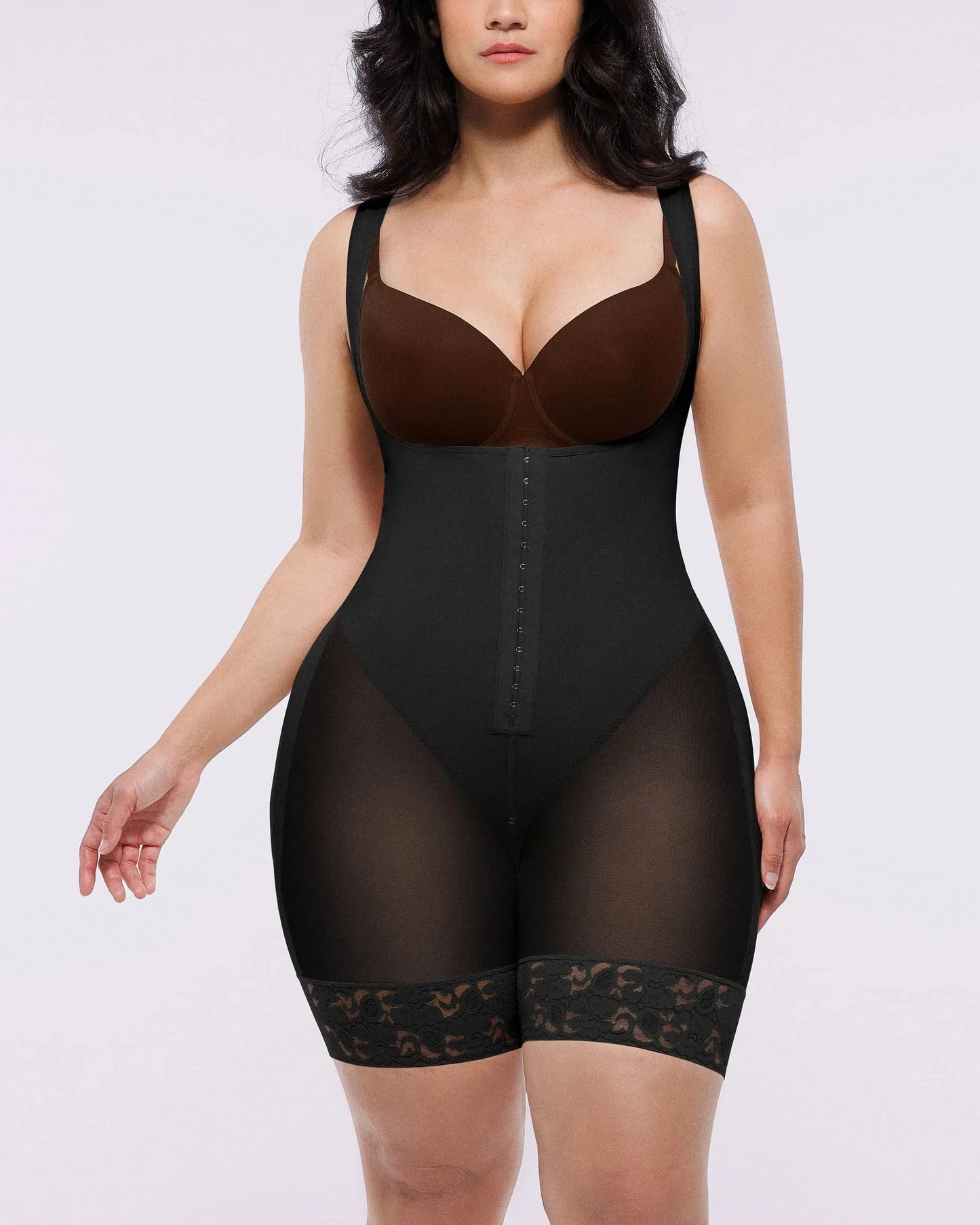 BOOT-YEAH™ AirSlim® Extreme Compression Open Bust Bodysuit
