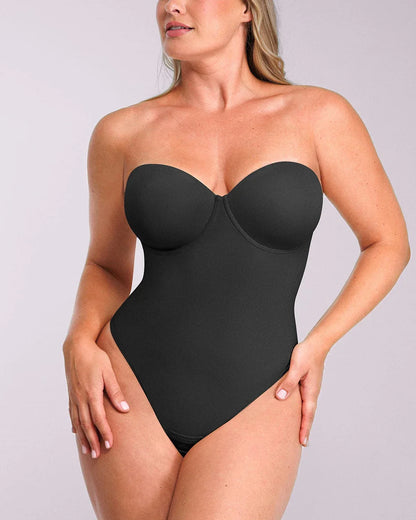Bare Essentials™ AirSlim® Strapless Thong Bodysuit