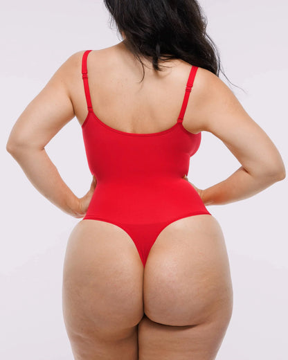 Bare Essentials™ Skin Flow™ Zipper Front Thong Bodysuit