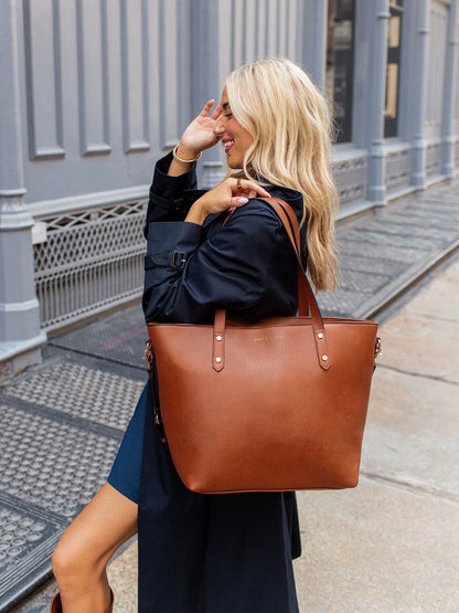 Go-Getter Tote Cognac