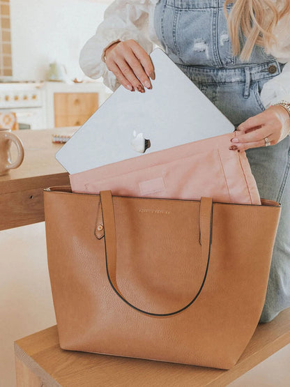 GO-GETTER TOTE camel