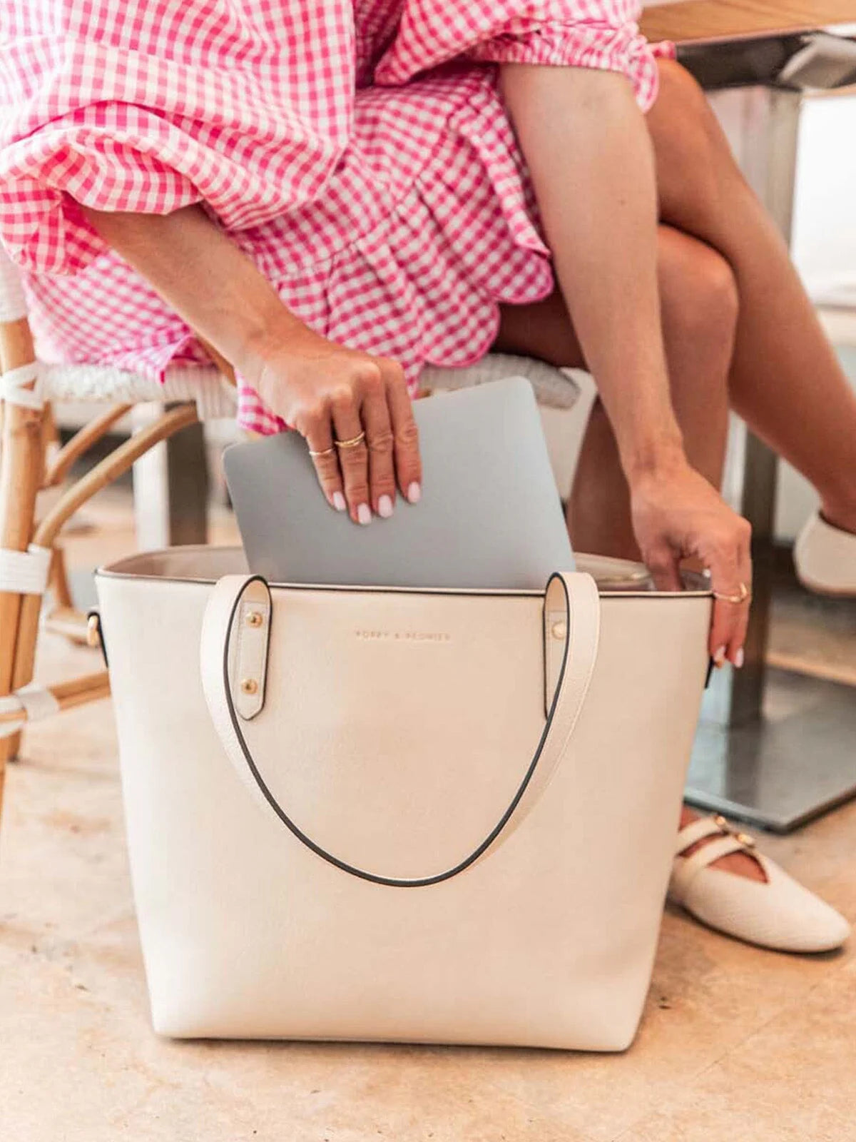 GO-GETTER TOTE cream