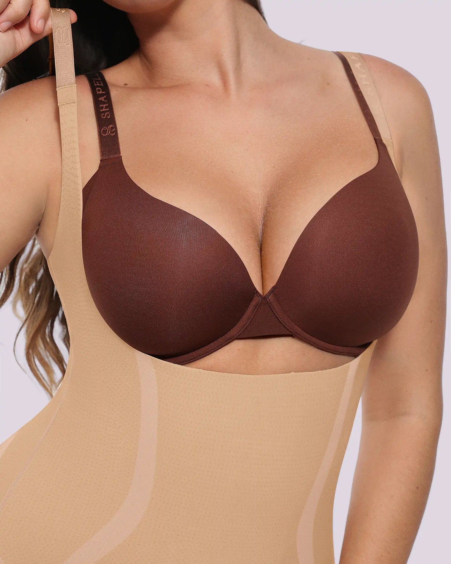 INNER ARMOR™ LYCRA®FitSense™ Open Bust Full Bodysuit