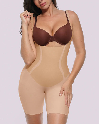 INNER ARMOR™ LYCRA®FitSense™ Open Bust Full Bodysuit