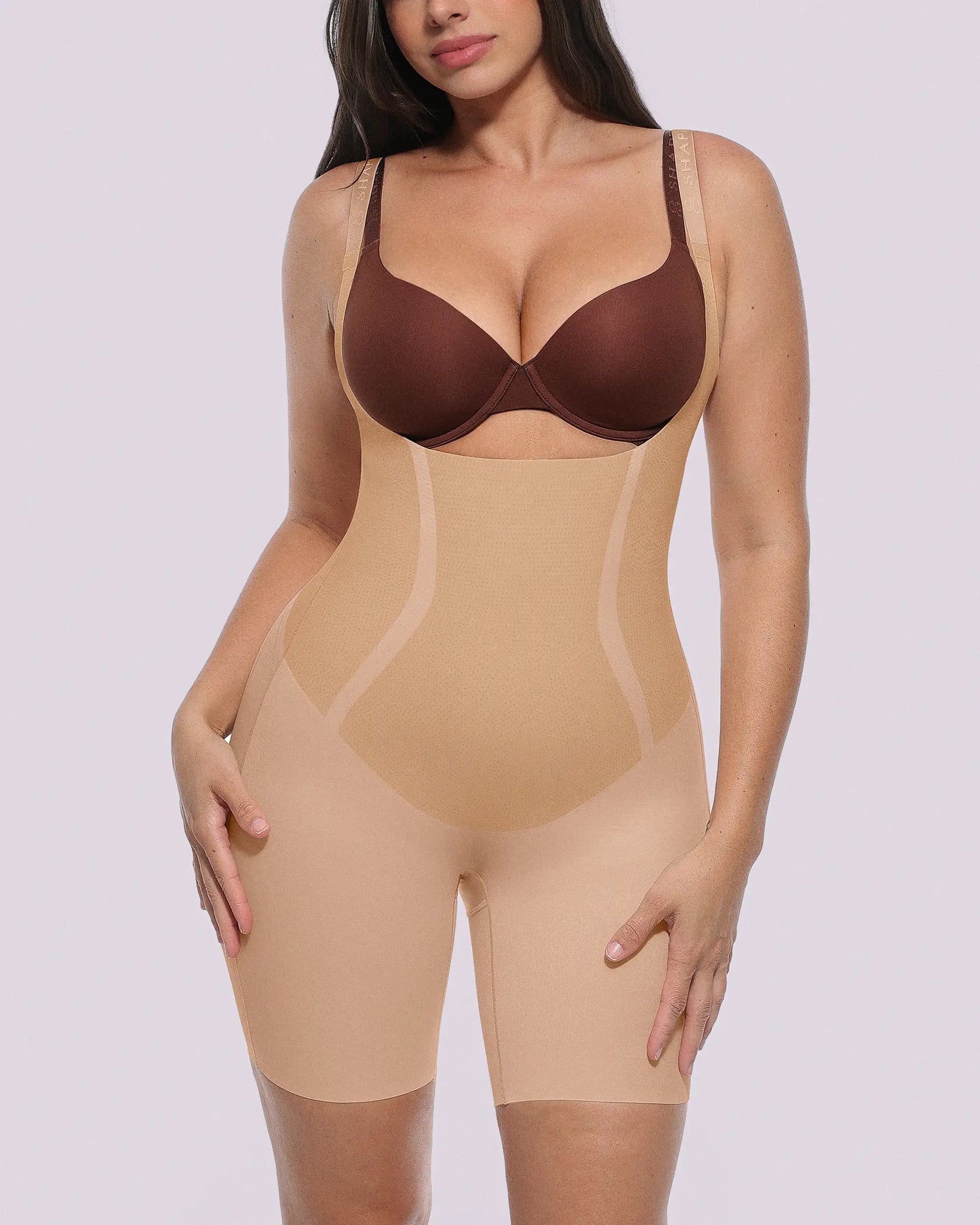 INNER ARMOR™ LYCRA®FitSense™ Open Bust Full Bodysuit
